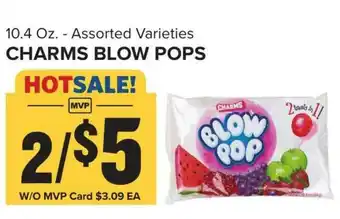 Food Lion Charms Blow Pops offer