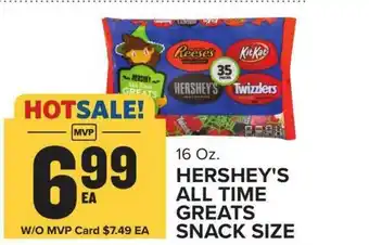 Food Lion Hershey's All Time Greats Snack Size offer