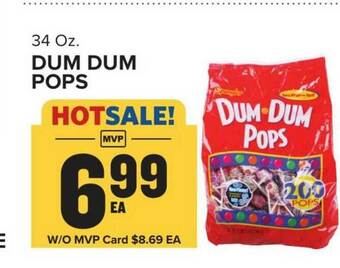 Food Lion Dum Dum Pops offer