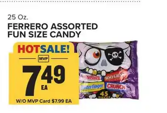 Food Lion Ferrerro Assorted Fun Size Candy offer