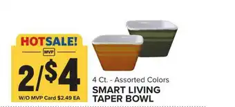 Food Lion Smart Living Taper Bowl offer