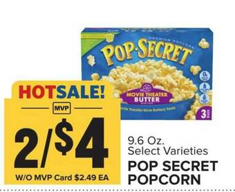 Food Lion Pop Secret Popcorn offer