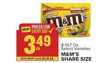 Food Lion M&m's Share Size offer