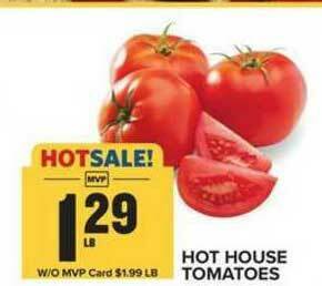 Food Lion Hot House Tomatoes offer