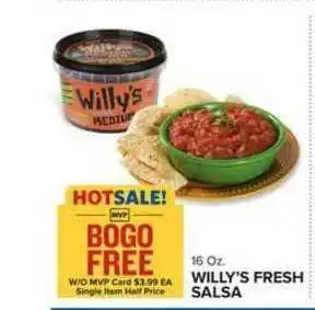 Food Lion Willy's Fresh Salsa offer