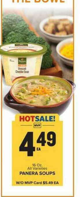 Food Lion Panera Soups offer