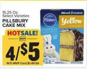 Food Lion Pilsburry Cakemix offer