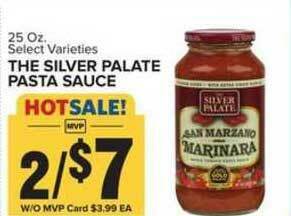 Food Lion The Silver Palate Pasta Sauce offer