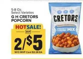 Food Lion G H Cretors Popcorn offer