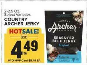 Food Lion Country Archer Jerky offer