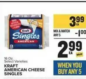 Food Lion Kraft American Cheese Singles offer