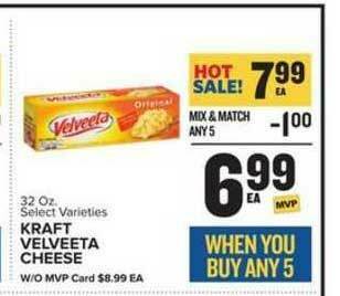 Food Lion Kraft Velveeta Cheese offer