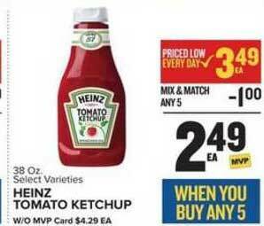 Food Lion Heinz Tomato Ketchup offer