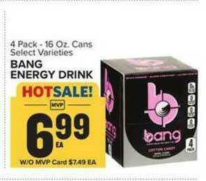 Food Lion Bang Energy Drink offer