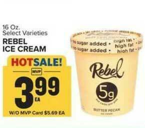 Food Lion Rebel Ice Cream offer