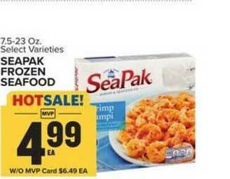 Food Lion Seapak Frozen Seafood offer