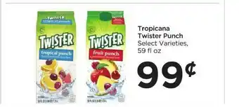 Foods Co Tropicana Twister Punch offer