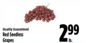 KTA Super Stores Red Seedless Grapes offer