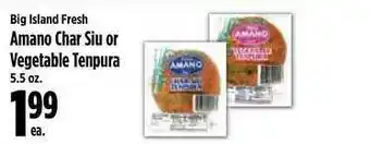 KTA Super Stores Amano Char Siu Or Vegetable Tenpura offer