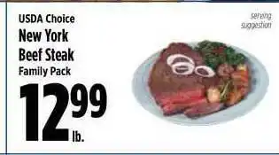 KTA Super Stores New York Beef Steak Family Pack offer
