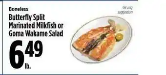 KTA Super Stores Boneless Butterfly Split Marinated Milkfish Or Goma Wakame Salad offer