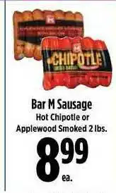 KTA Super Stores Bar M Sausage offer