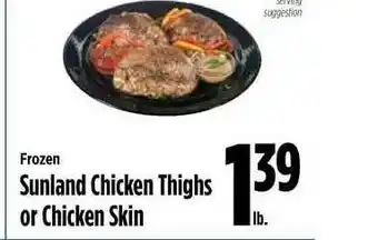 KTA Super Stores Sunland Chicken Thighs Or Chicken Skin offer