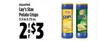 KTA Super Stores Lay's Stax Potato Crisps offer