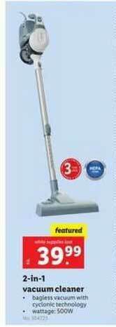 Lidl 2-in-1 Vacuum Cleaner offer