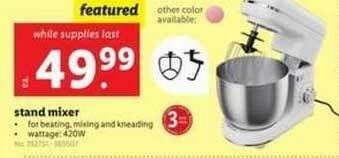 Lidl Stand Mixer offer