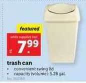 Lidl Trash Can offer