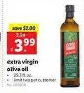 Lidl Extra Virgin Olive Oil offer