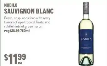 New Seasons Market Nobilo Sauvignon Blanc offer