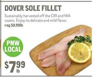 New Seasons Market Dover Sole Fillet offer