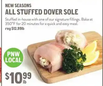 New Seasons Market New Seasons All Stuffed Dover Sole offer