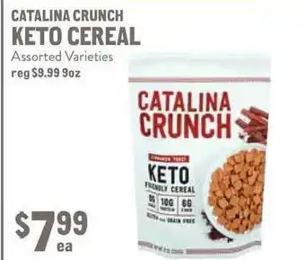 New Seasons Market Catalina Crunch Keto Cereal offer