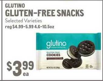 New Seasons Market Glutino Gluten-Free Snacks offer