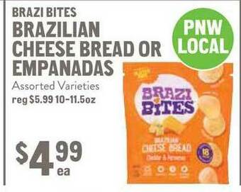 New Seasons Market Brazi Bites Brazilian Cheese Bread Or Empanadas offer