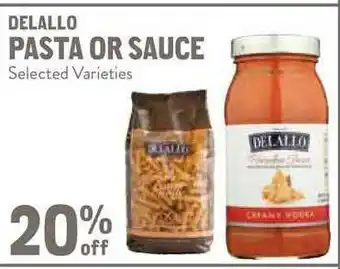 New Seasons Market Delallo Pasta Or Sauce offer
