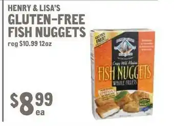 New Seasons Market Henry & Lisa's Gluten-Free Fish Nuggets offer