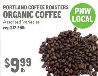 New Seasons Market Portland Coffee Roasters Organic Coffee offer
