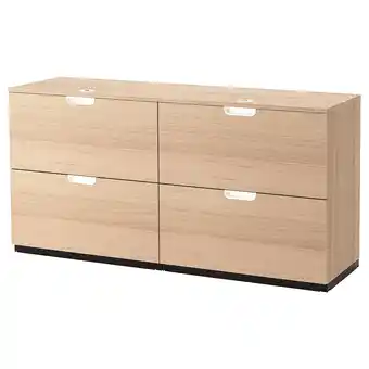 Ikea Galant Storage combination with filing, white stained oak, 63x31 1/2 offer