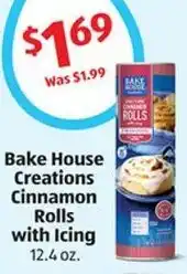 Aldi Bake House Creations Cinnamon Rolls with Icing offer