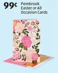 Aldi Pembrook Easter or All Occasion Cards offer