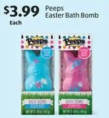 Aldi Peeps Easter Bath Bomb offer