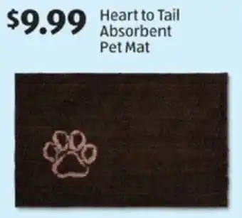 Aldi Heart to Tail Absorbent Pet Mat offer