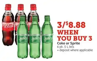 Fareway Coke or Sprite offer