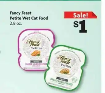 Family Dollar Fancy Feast Petit Wet Cat Food offer