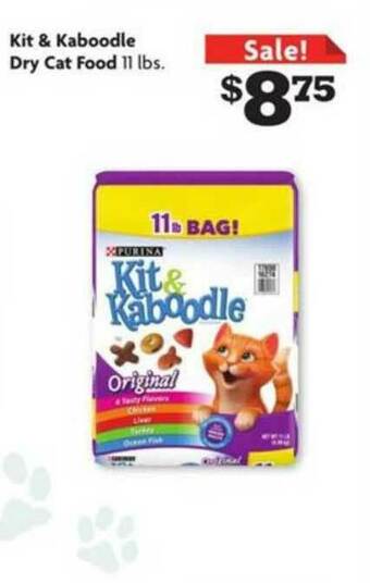 Family Dollar Kit & Kaboodle Dry Cat Food offer