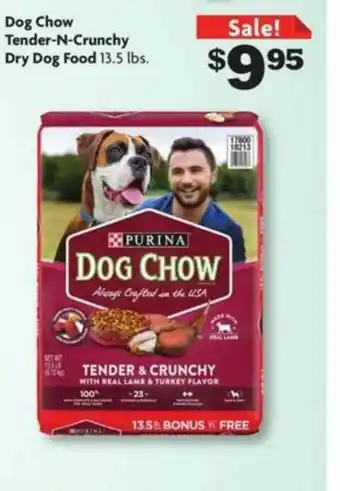 Family Dollar Dog Chow Tender-n-crunchy Dry Dog Food offer